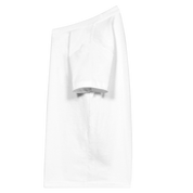 Side view of Tivvi Kids Cotton Tee with ribbed collar showcasing quality stitching and design, perfect for customization or plain wear.