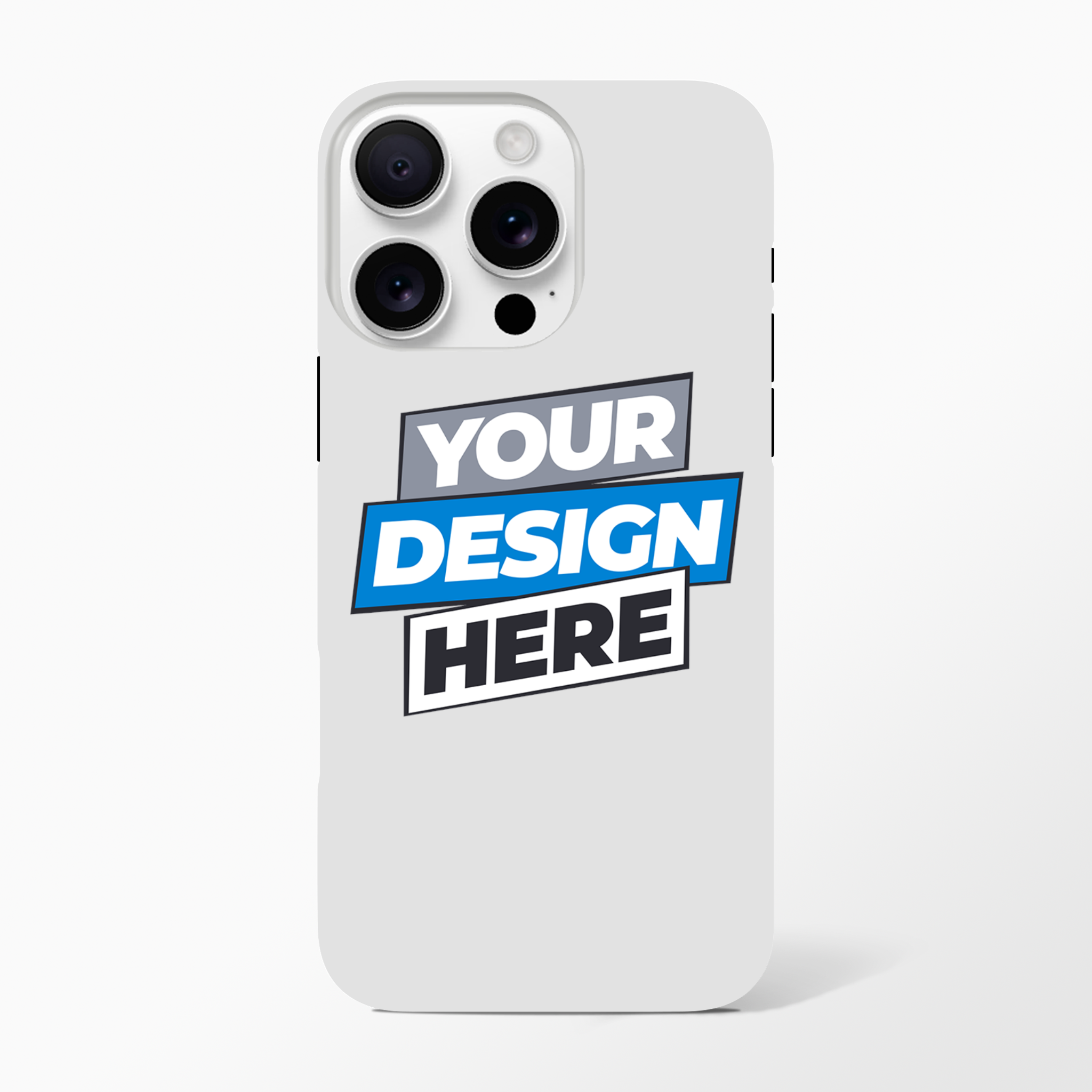 Glossy tough iPhone case with dual-layer protection and customizable design, perfect for stylish, durable phone safeguarding.