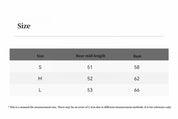 Size chart for Isvera Slim Cotton Camisole, showing measurements for Small, Medium, and Large in rear mid-length and bust.