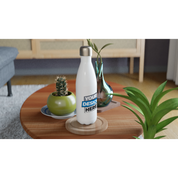 Print on Demand 17oz Stainless Steel Water Bottle with Customizable Design on a Table