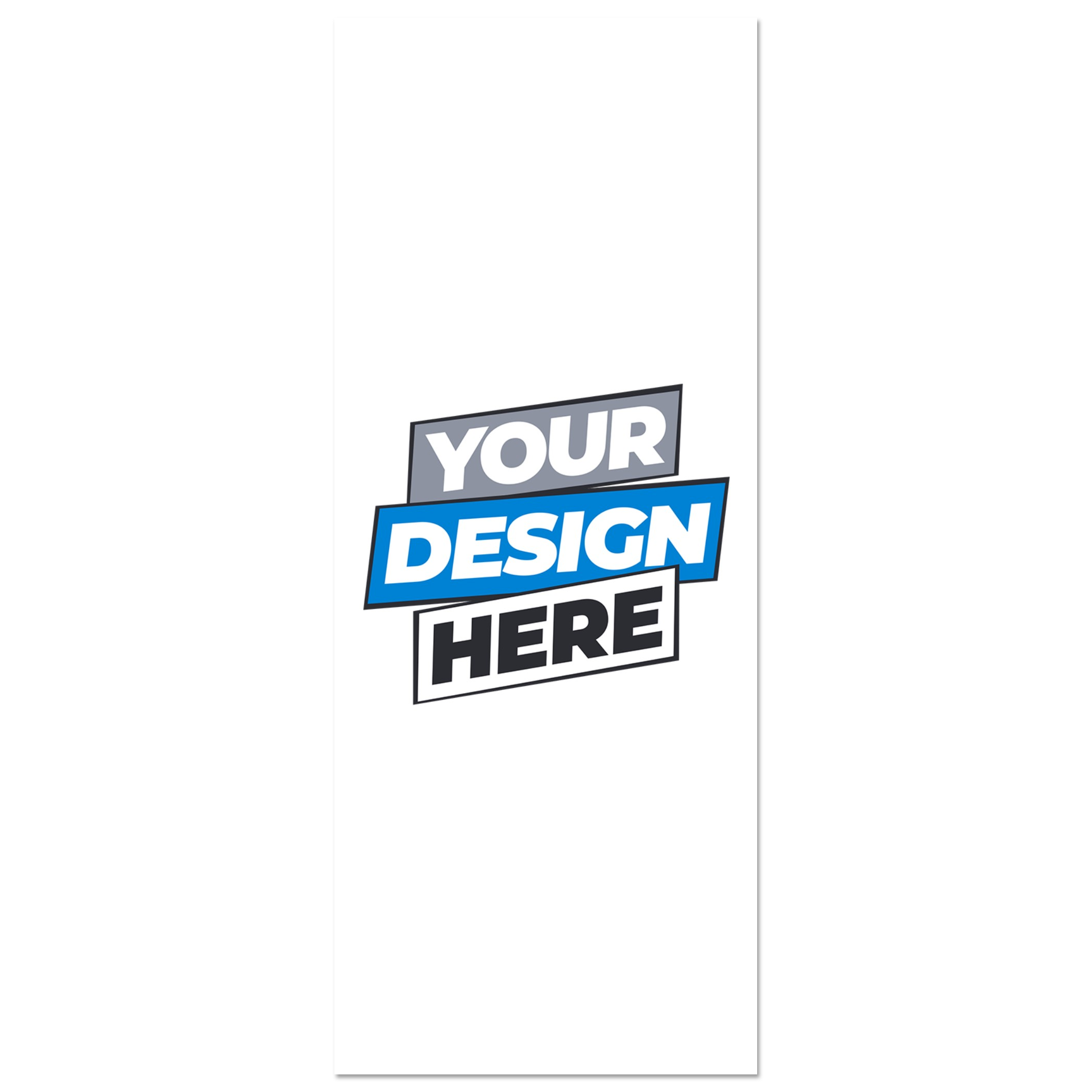 Custom fine art poster with "Your Design Here" text, ready for personalized image. Perfect for showcasing artwork or design concepts.