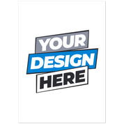Customizable print on demand greeting card with placeholder text, ready for personalized design and message.