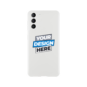 Transparent flexi phone case with custom design option, showcasing reliable protection and frosted clear finish for iPhone.