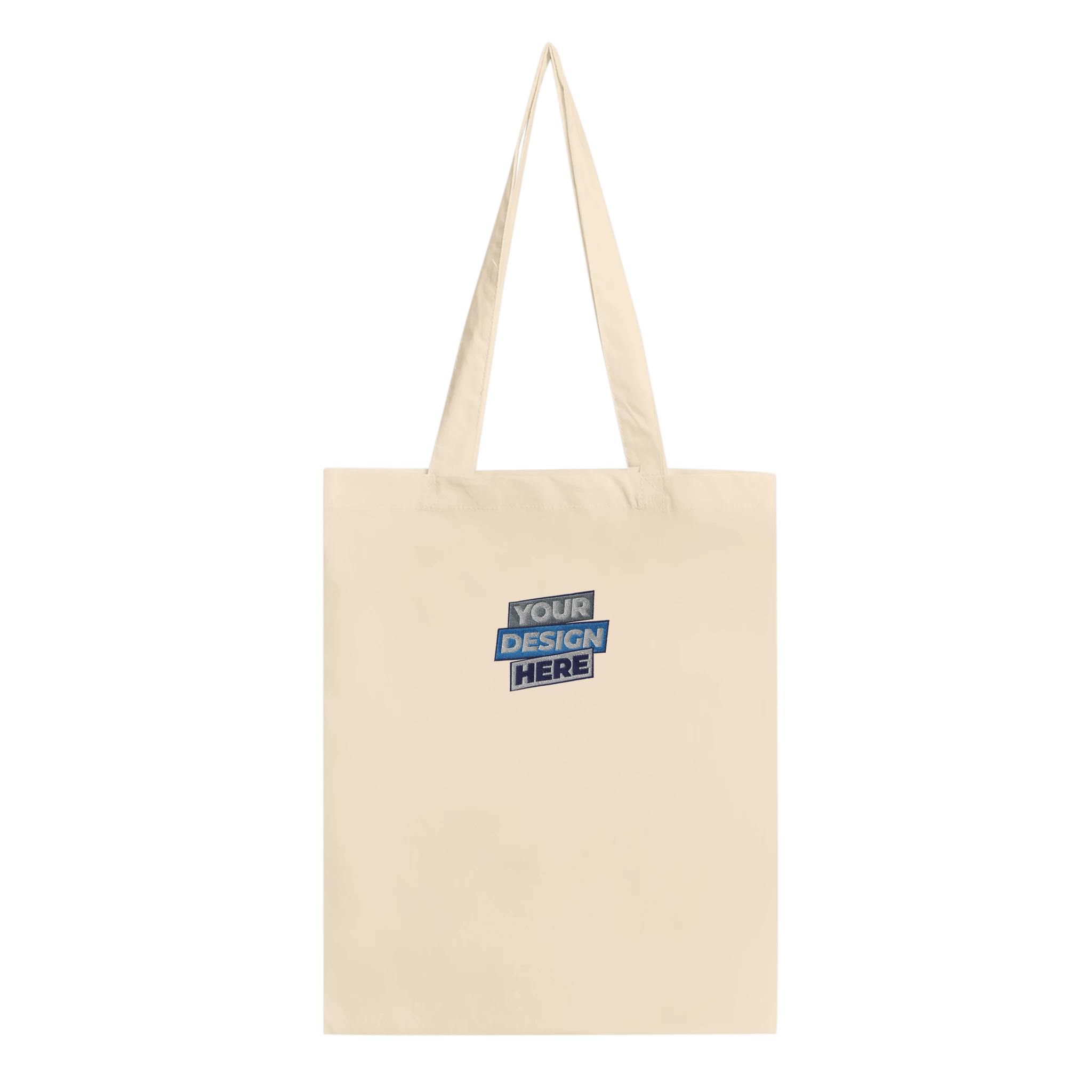 Tarselle cotton tote bag with customizable design area, reinforced handles, ideal for everyday carry and sustainable fashion.