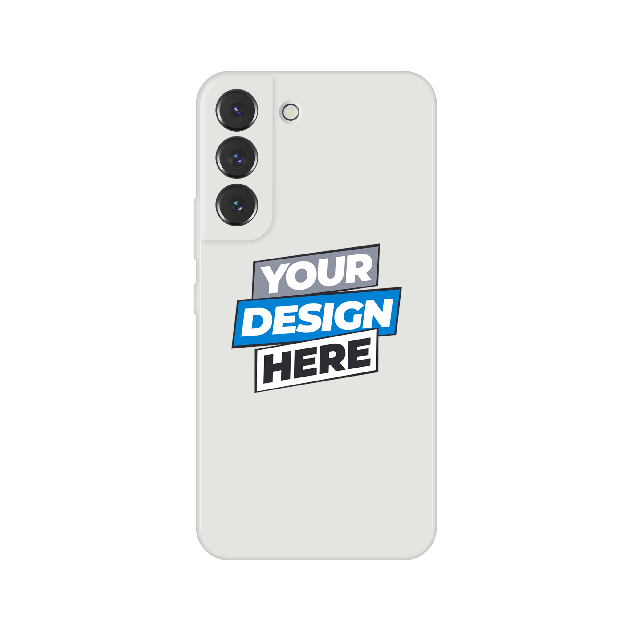 Transparent flexi case for iPhone displaying custom artwork design with frosted finish, lightweight and tear-resistant protection.