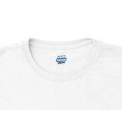Close-up of Zalmera women's cotton t-shirt neckline, featuring your design label and smooth, customizable surface.