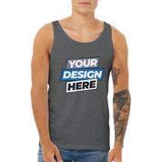Unisex Calvoro cotton tank with custom design, featuring a minimalist cut for comfort and style, perfect for print on demand.