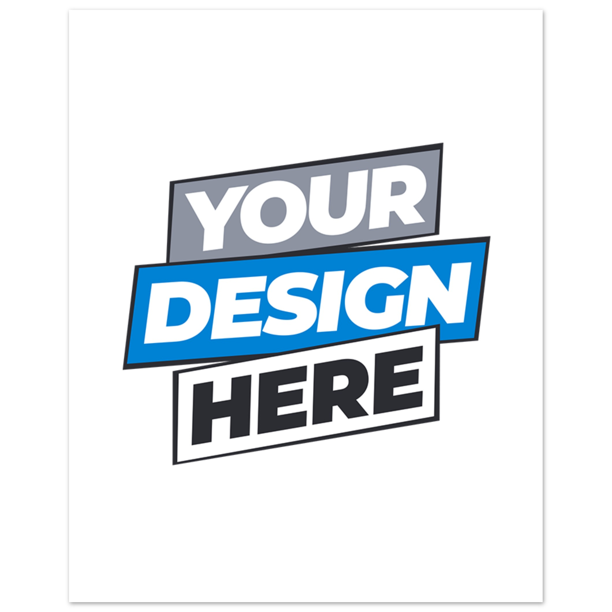 Fine Art Poster placeholder for custom design with vivid color printing, smooth matte finish. Ideal for art lovers and designers.