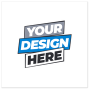 Customizable fine art poster template with "Your Design Here" in bold text, ideal for showcasing vivid giclée prints and designs.