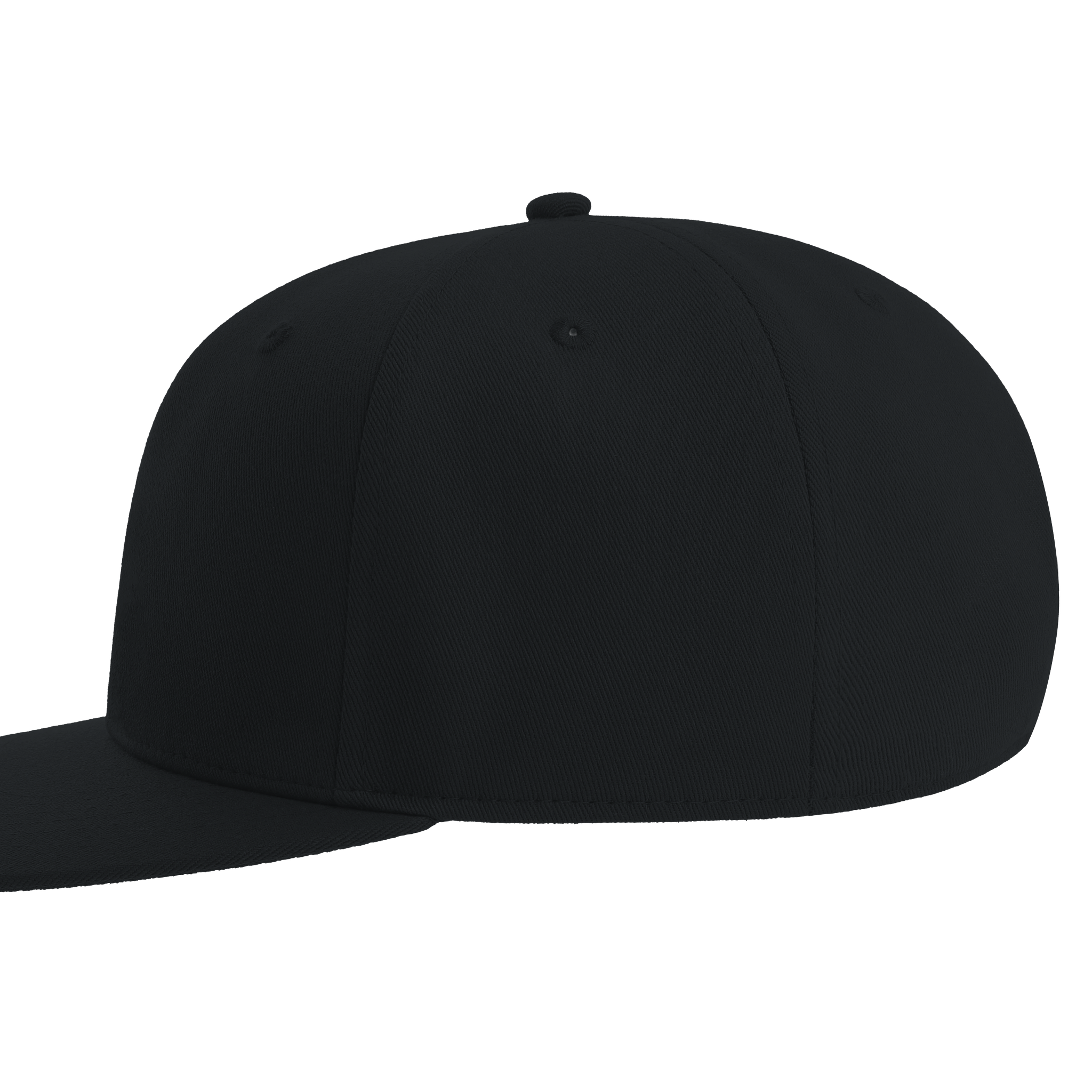 Black Callorin Premium Snapback Cap with a structured silhouette, made from acrylic-wool blend. Features adjustable snapback closure.