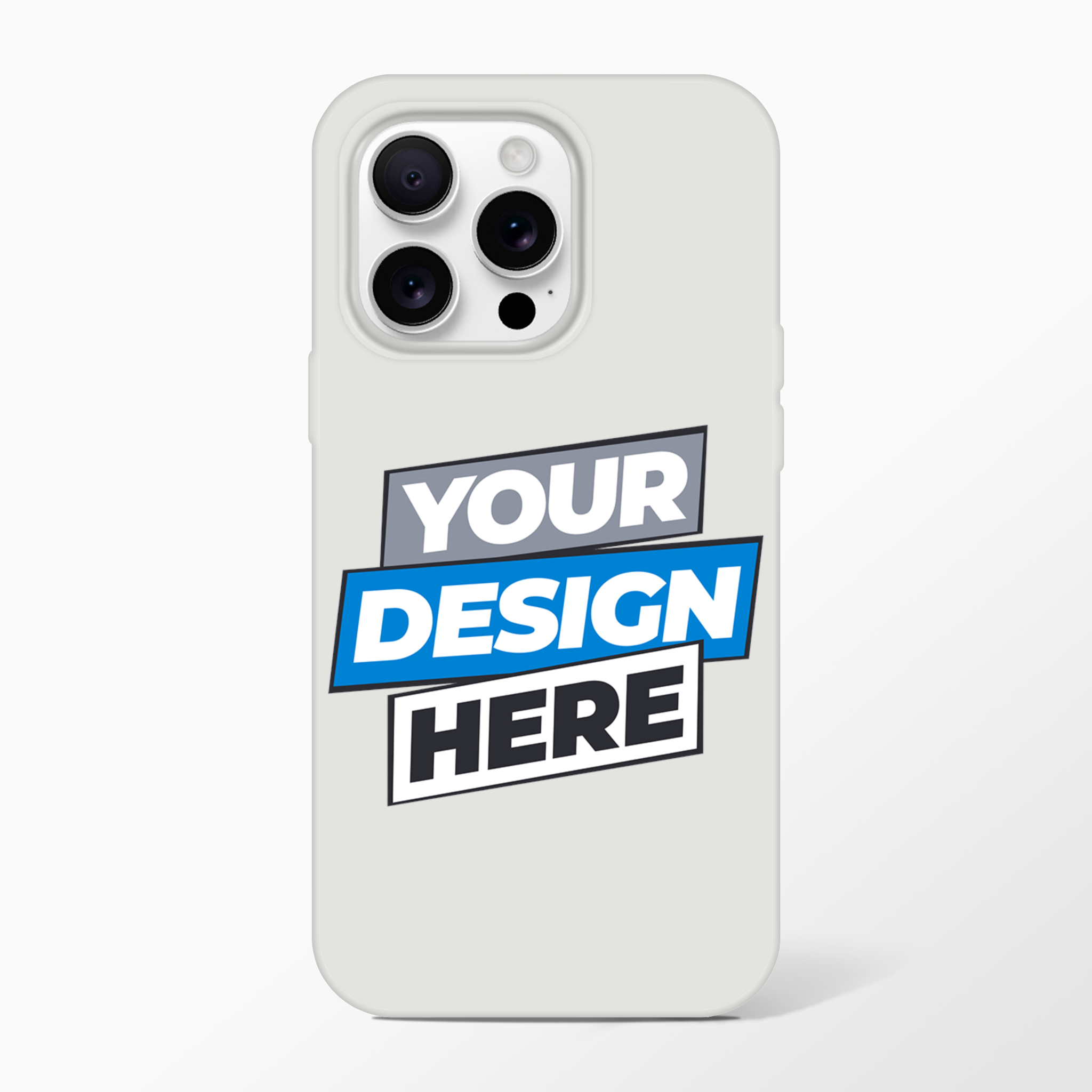 Customizable Flexi Case with modern transparent design, impact resistance, and precise openings. Compatible with wireless charging.
