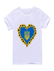 Ukrainian-themed T-shirt with unique artistic print