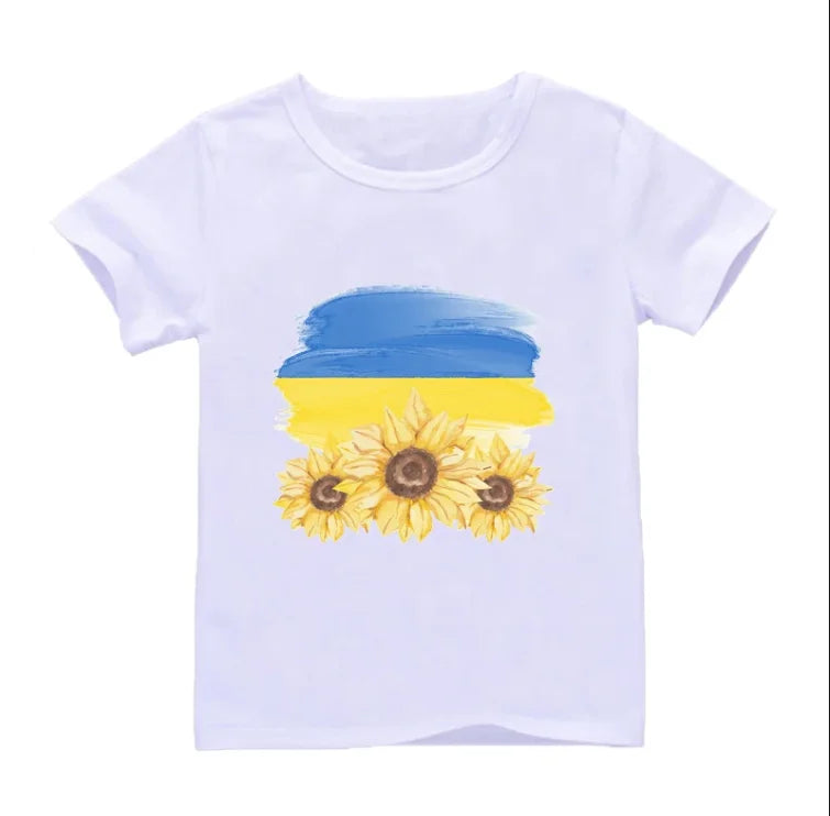 Ukrainian patriotic art T-shirt for daily wear