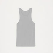Isvera Slim Cotton Camisole with I-shaped neckline showcasing breathable, soft cotton-spandex fabric in light grey.