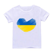 Ukrainian T-shirt with vibrant patriotic art design