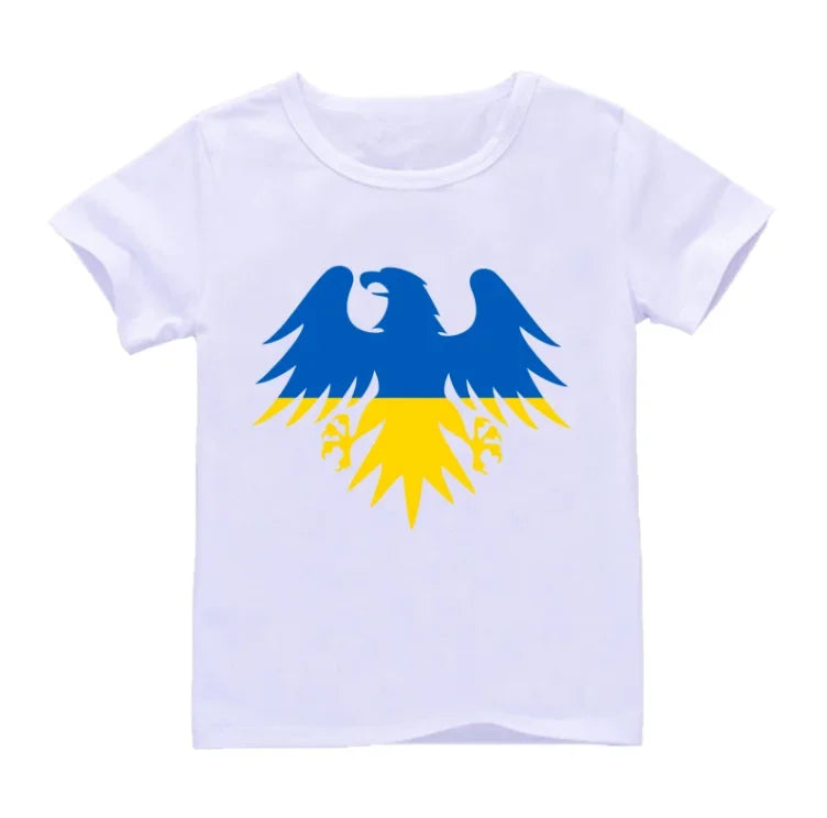 Comfortable T-shirt with bold Ukrainian patriotic print