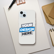 Flexible transparent Flexi Case for customizable design, compatible with wireless charging, modern look, durable and impact-resistant.
