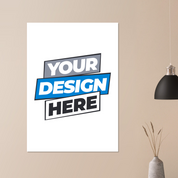 Blank fine art poster with smooth matte finish for customizable prints, ideal for art lovers and designers with 12-color vivid printing display.