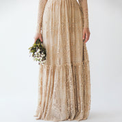 Elvarie Bridal Lace Gown