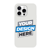 Transparent Flexi Case showcasing customizable design option, highlighting its modern clear texture and precise openings for iPhone.