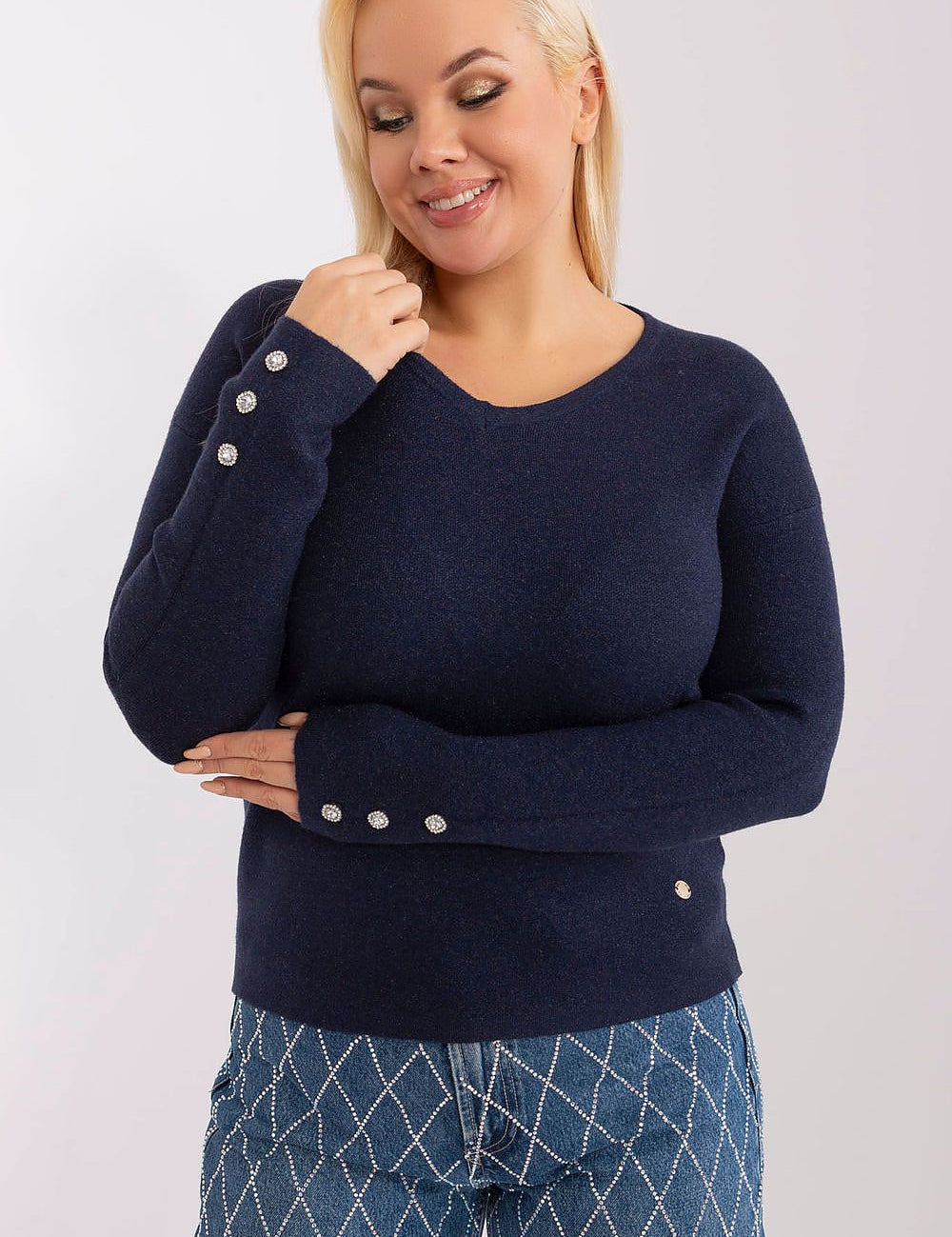  Jumper plus size model 190088 Factory Price 