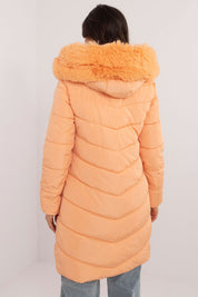 Aurlis Quilted Winter Jacket with faux fur trim and quilted silhouette for warmth and style, perfect for cold days.