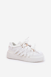 Cernia Synthetic Platform Lace Sneakers with durable synthetic leather and platform sole for modern streetwear style.
