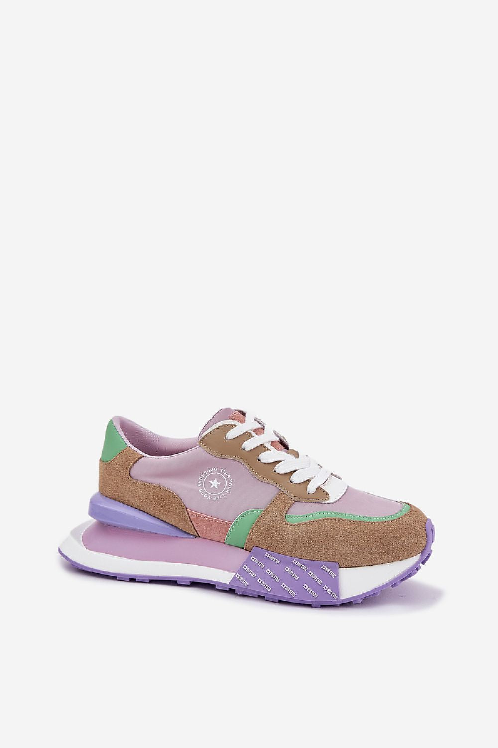 Velzora Suede Texture Sneakers with multicolor design, featuring breathable textiles and a HI-POLY System insole for comfort and support.
