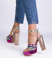  Heel sandals model 214022 PRIMO 