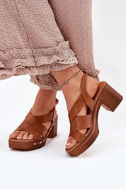  Heel sandals model 214390 Step in style 