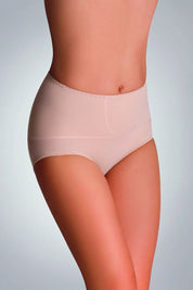 Plus Size Veloria Tummy Control Briefs with higher waistline, offering light shaping and slimming effect for tight outfits.