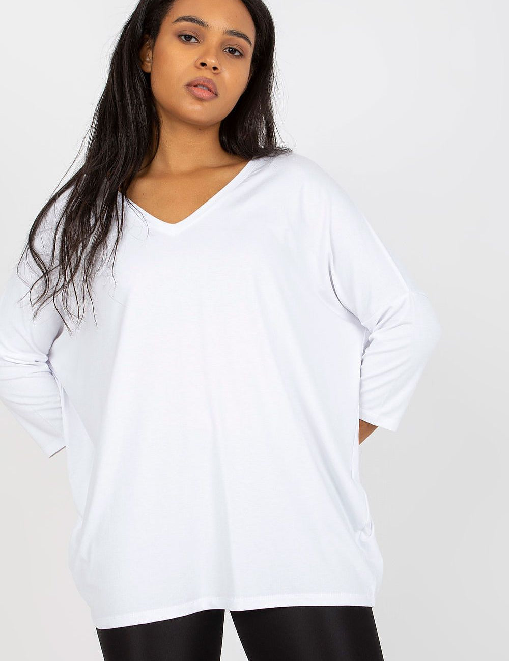 4 sleeves, featuring a romantic neckline and flowing design for elegant comfort.