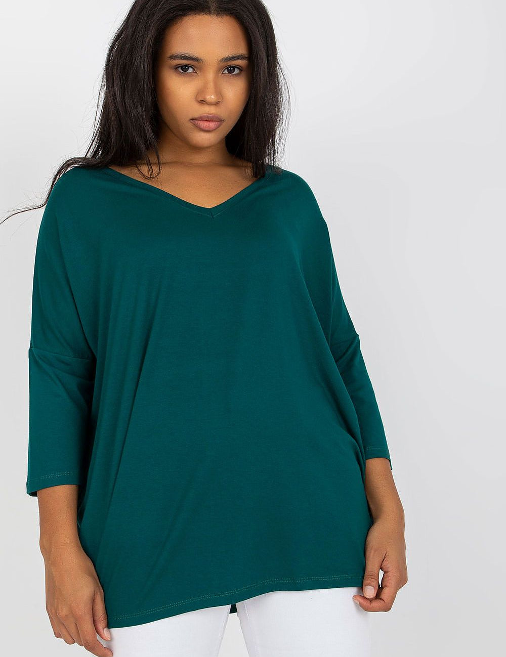 4 Sleeves in Teal - Elegant and Comfortable for Daytime or Office Wear