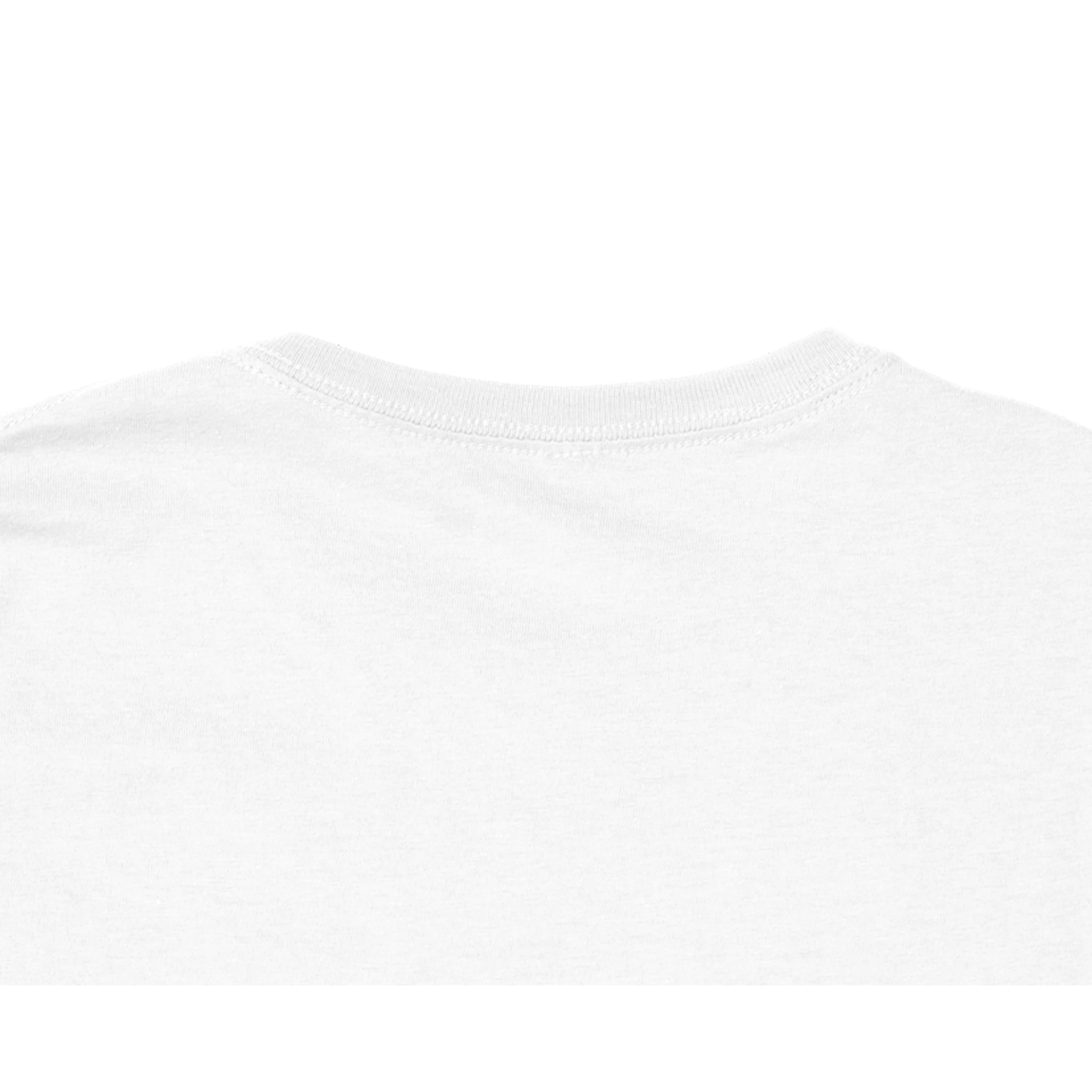 Back view of Zalmera women’s cotton t-shirt, showcasing reinforced neckline and soft ring-spun fabric for print customization.