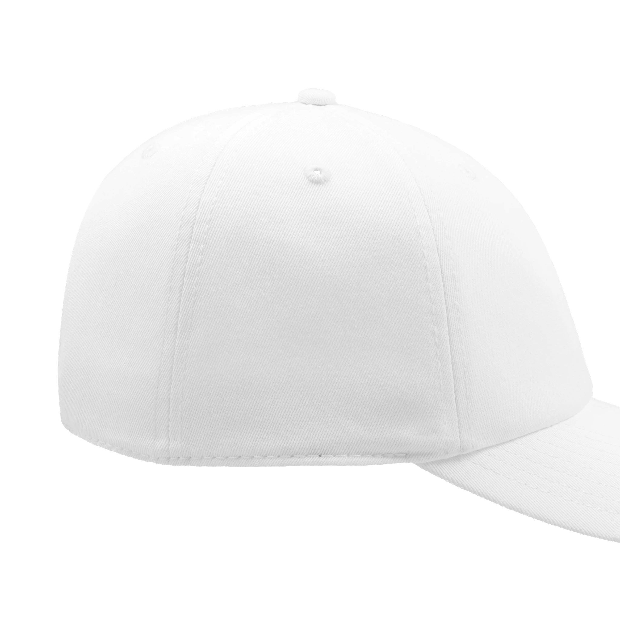 Flexfit 6277 fitted baseball cap with athletic shape and curved visor, showing quality craftsmanship and style.