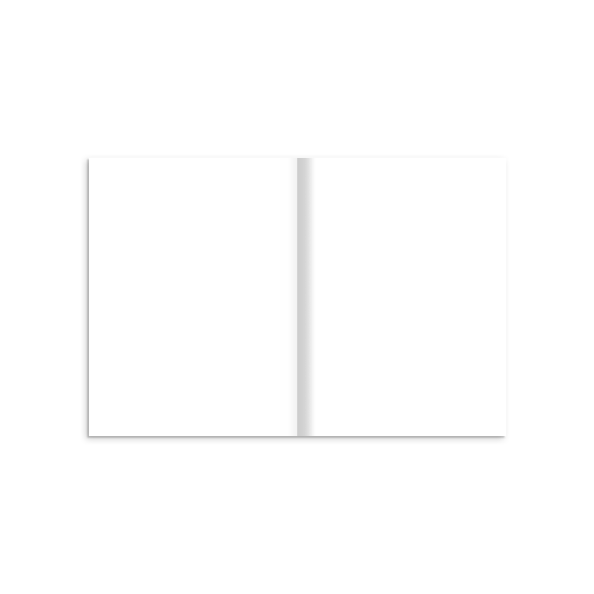 Open softcover photo book with blank pages, ideal for personalization and capturing everyday moments and milestones.