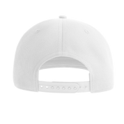Back view of Yarven flat bill cap showcasing adjustable snapback closure for a perfect fit.