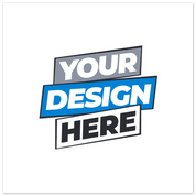 Alt Tag: Blank design template with bold text saying 'Your Design Here' on a white background, ready for custom artwork.
