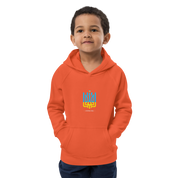 eco-friendly kids hoodie,kids eco hoodie,kids sustainable hoodie,organic cotton hoodie,premium kids hoodie,recycled polyester hoodie,soft cotton hoodie for kids,Trizub emblem sweatshirt,Ukrainian emblem hoodie,Ukrainian pride clothing,Ukrainian symbol clo