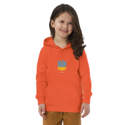 eco-friendly kids hoodie,kids eco hoodie,kids sustainable hoodie,organic cotton hoodie,premium kids hoodie,recycled polyester hoodie,soft cotton hoodie for kids,Trizub emblem sweatshirt,Ukrainian emblem hoodie,Ukrainian pride clothing,Ukrainian symbol clo