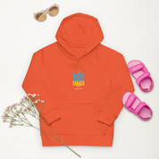eco-friendly kids hoodie,kids eco hoodie,kids sustainable hoodie,organic cotton hoodie,premium kids hoodie,recycled polyester hoodie,soft cotton hoodie for kids,Trizub emblem sweatshirt,Ukrainian emblem hoodie,Ukrainian pride clothing,Ukrainian symbol clo
