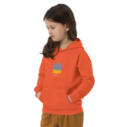 eco-friendly kids hoodie,kids eco hoodie,kids sustainable hoodie,organic cotton hoodie,premium kids hoodie,recycled polyester hoodie,soft cotton hoodie for kids,Trizub emblem sweatshirt,Ukrainian emblem hoodie,Ukrainian pride clothing,Ukrainian symbol clo