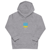 eco-friendly kids hoodie,kids eco hoodie,kids sustainable hoodie,organic cotton hoodie,premium kids hoodie,recycled polyester hoodie,soft cotton hoodie for kids,Trizub emblem sweatshirt,Ukrainian emblem hoodie,Ukrainian pride clothing,Ukrainian symbol clo