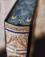 Luxury leather-bound edition of 'Kobzar' with gilding and silvering details.
