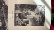 Illustration from "Kobzar" showing a historical scene depicting Ukrainian life, from the luxury handmade gift edition.