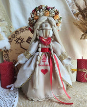 Handmade Motanka Doll, Ukrainian Ethnic Talisman, Sacred Amulet for Home Protection and Prosperity, Cultural Souvenir.