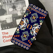 Ukrainian pattern phone case for Samsung Galaxy with colorful ornament design, offering style and protection.