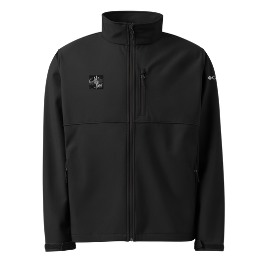 Columbia Soft Shell Jacket with Ukrainian Tryzub – Wind and Water-Resistant Outdoor Jacket for Ultimate Comfort