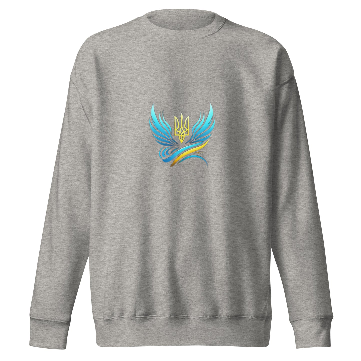 Ukrainische Vibe Trizub Kollektion - Unisex Premium Sweatshirt