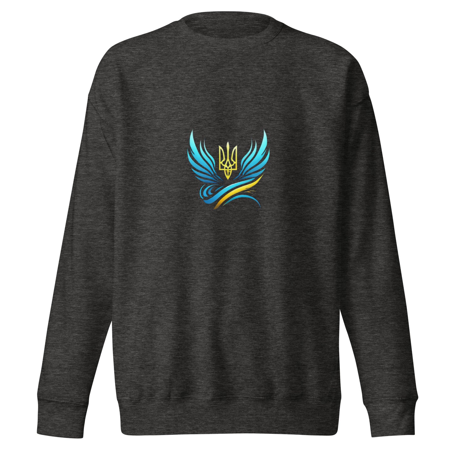 Ukrainische Vibe Trizub Kollektion - Unisex Premium Sweatshirt